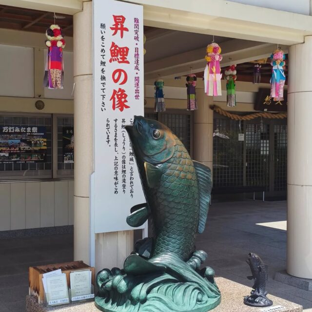 広島護国神社へ
誰もが訪れたことあるはず〜

外国の方多いね☺️

ここには昇鯉の像があり、滝を登る鯉のように難関突破、目標達成、開運出世のご利益があるのだとか

コイキングもいつかはギャラドスになりますからね✨️

しっかりナデナデしてきました👍️
御朱印もゲッツ！

身近にお寺や神社があるって安心感がありますね
ちなみにおもてなしホステルにはすぐ近くに地御前神社があります
お寺や神社巡りをしてみませんか

素敵な1日になりますように

ラビット🐰

☆★☆★☆★☆★☆★☆★☆★⁡⁡⁡⁡⁡

お子様連れ広島旅行の味方
おもてなしホステル宮島がリニューアル後も変わらず大人気
・子供が大はしゃぎのコンセプトルーム＆キッズスペース
・卓球・ゲーム・漫画、遊び放題のコスパ最強なのに清潔で安心
・宮島フェリー乗り場まで激近！ 

自慢の家族型ホステル
今年の宮島・広島旅行はここで決まりませんか？

おもてなしホステル宮島
〒738-0042⁡
広島県廿日市市地御前5丁目15-10

☆★☆★☆★☆★☆★☆★☆★⁡⁡⁡⁡⁡
#護国神社
#参拝
#広島
#神社
#平和